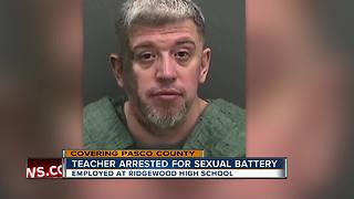 Pasco County teacher arrested for inappropriate sexual contact with 16-year-old student