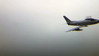 Sabre Jet At Sale Airshow clip 2