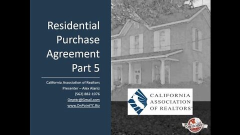 34 Residential Purchase Agreement Part 5 of 6 10/27/21 (Old Version)