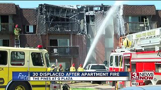 Authorities respond to fire at apartment complex