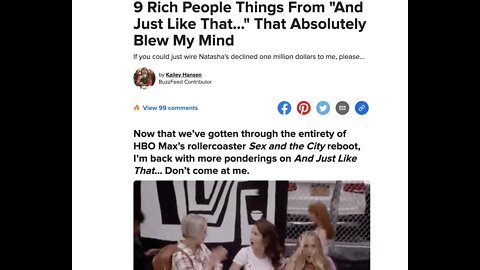 And Just Like That, 9 Rich People Things That Blew My Mind