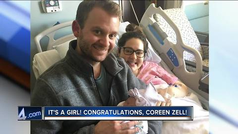 Congrats to reporter Coreen Zell on the birth of her baby girl