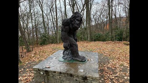 The Woodbooger Statue in Norton Virginia