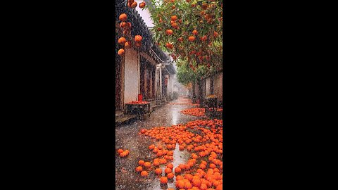 Heavy rain with amazing rain sound love the nature