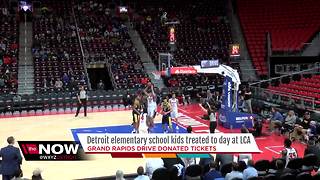 Detroit elementary school treated to a day at LCA