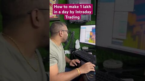 #75hardchallenge How to make 1 lakh in day by Intraday trading #renkocharting #nifty