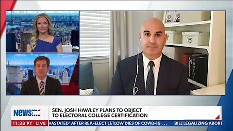 SEN, JOH HAWLEY PLANS TO OBJECT TO ELECTORAL COLLEGE CERTIFICATION