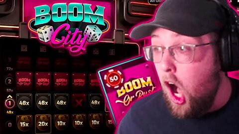 TOP WIN ON BOOM OR BUST BOOM CITY GAME SHOW! (INSANE)