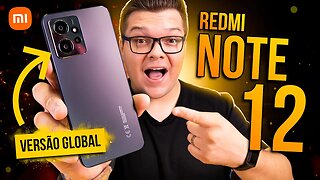 CHEGOU! Redmi Note 12 versão GLOBAL! MUDOU MUITO! Unboxing