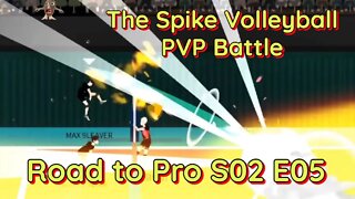 The Spike Volleyball - PVP Battle - 9LEAVER vs Suda - EPIC ENDING!