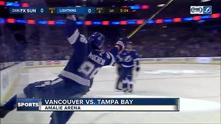 Nikita Kucherov ends goal drought, Tampa Bay Lightning beat Vancouver Canucks 5-2