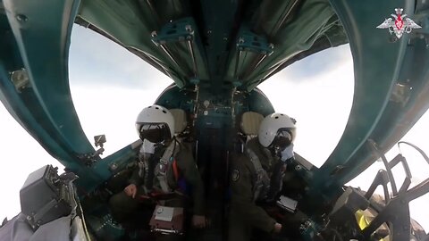 Russian Su-34 Takeoff, Cockpit View, and Landing
