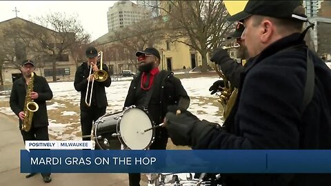 Mardi Gras celebration on the hop