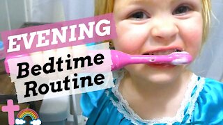 Night time routine with a 4 & 7 year old! BEDTIME routine!