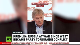 Kremlin spox Peskov: We´re in a state of WAR since West became part of Ukraine conflict