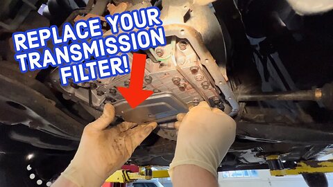 2003-2008 Pontiac Vibe Transmission Filter And Fluid Change