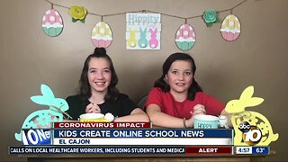 Kids create online school news