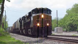 CSX Intermodal Train From Berea, Ohio