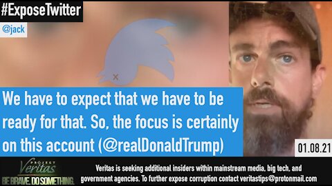 Twitter Insider Secretly Records CEO Jack Dorsey Detailing Agenda For Further Political Censorship!!