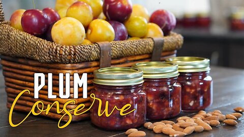 Plum Conserve Recipe and Canning Video