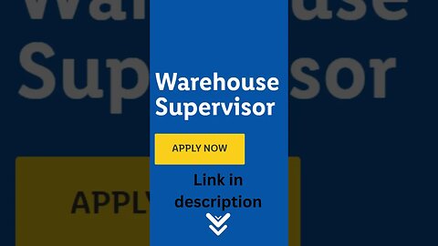 Warehouse Supervisor - jobs in Malta #maltajobsonline