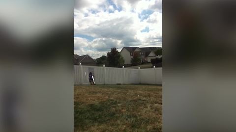 "Football FAIL: Boy Falls Through Fence"