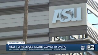 ASU to release more COVID-19 data