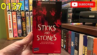 [0137] STICKS AND STONES (1999) VHS INSPECT [#sticksandstones #sticksandstonesVHS #blairwitchproject