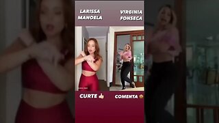 QUEM DANÇA MELHOR LARISSA MANOELA vs VIRGINIA FONSECA #shorts