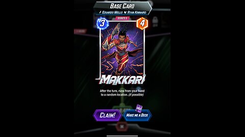 New Card Makkari