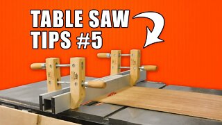 5 Quick Table Saw Tips Episode 5 / Woodworking Hacks