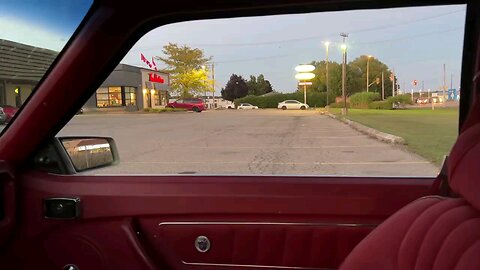 Pulling up for Coffee in my 1981 Ford Thunderbird