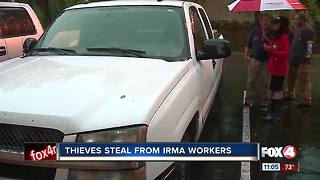 Thieves Steal From Hurricane Irma Workers