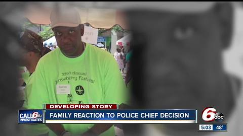 Family of Aaron Bailey react to suspension of Indianapolis police officers