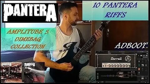 TOP 10 Pantera Riffs (Amplitube 5 Dimebag Collection)