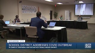 Scottsdale school district addresses COVID outbreak