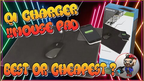 I GOT || CHEAPEST Qi Charging Mouse Pad || the NEXTECH Mouse Pad with Wireless Charger || XM5098 👽