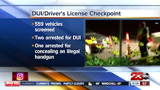 DUI/driver's license checkpoint
