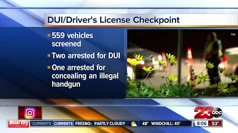 DUI/driver's license checkpoint