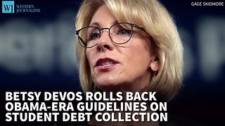 Betsy DeVos Rolls Back Obama-Era Guidelines On Student Debt Collection