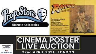 LIVE PROP STORE MOVIE POSTER AUCTION