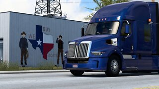 We are hauling left over hauloween candy through Texas #americantrucksimulator