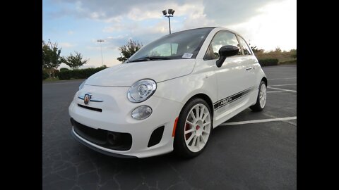 2013 Fiat 500C Abarth Start Up, Exhaust, and In Depth Review