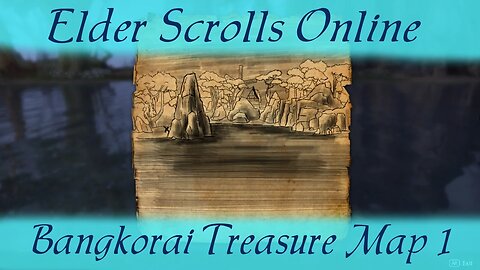 Bangkorai Treasure Map 1 [Elder Scrolls Online ESO]