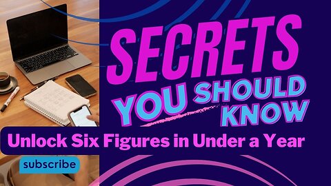 Unlock Six Figures in Under a Year: Learn From Top Earners' Success Secrets!