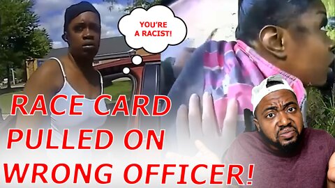Entitled Woman Gets What She Deserves After Pulling Race Card On Wrong Police Officer