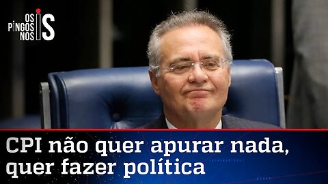 Renan Calheiros pode ser relator da CPI da Covid