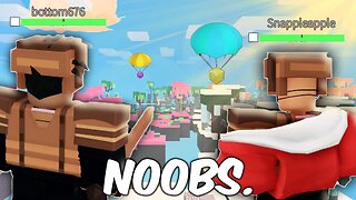 NOOBS Play Roblox Bedwars.. (IT WAS HILARIOUS)