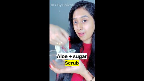 Aloe suger scrub ~ try it