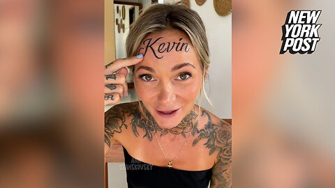 Woman comes clean, admits that boyfriend forehead tattoo is fake